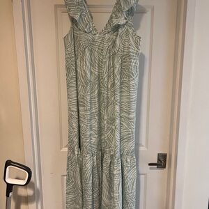 Isabel Maternity by Ingrid & Isabel Leafy Green Maxi Dress